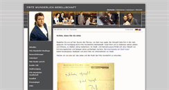 Desktop Screenshot of fritz-wunderlich-ges.com